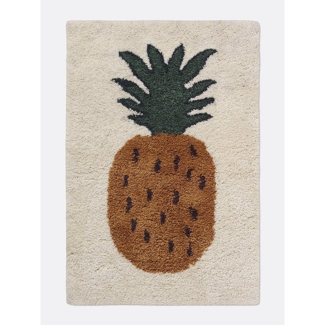 Ferm Living Fruiticana Pineapple Rug