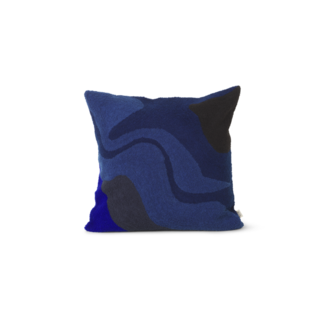 Ferm Living Vista kussen - Dark blue