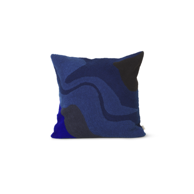 Ferm Living Vista kussen - Dark blue