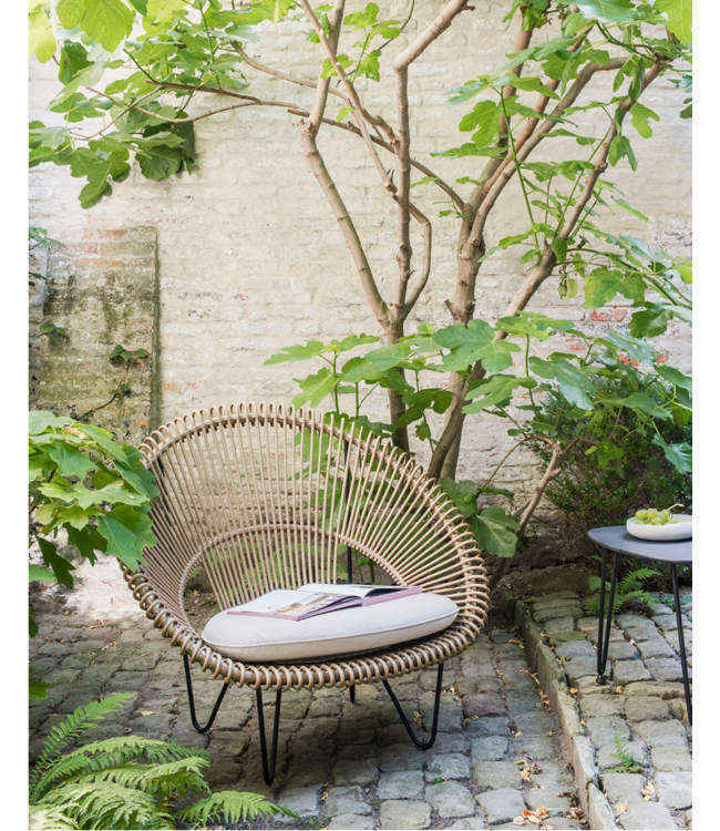 Roy Cocoon lounge  - Zwart of Camel