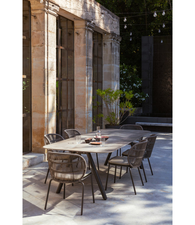 Kodo Dining Table (Fossil Grey - Dune White)