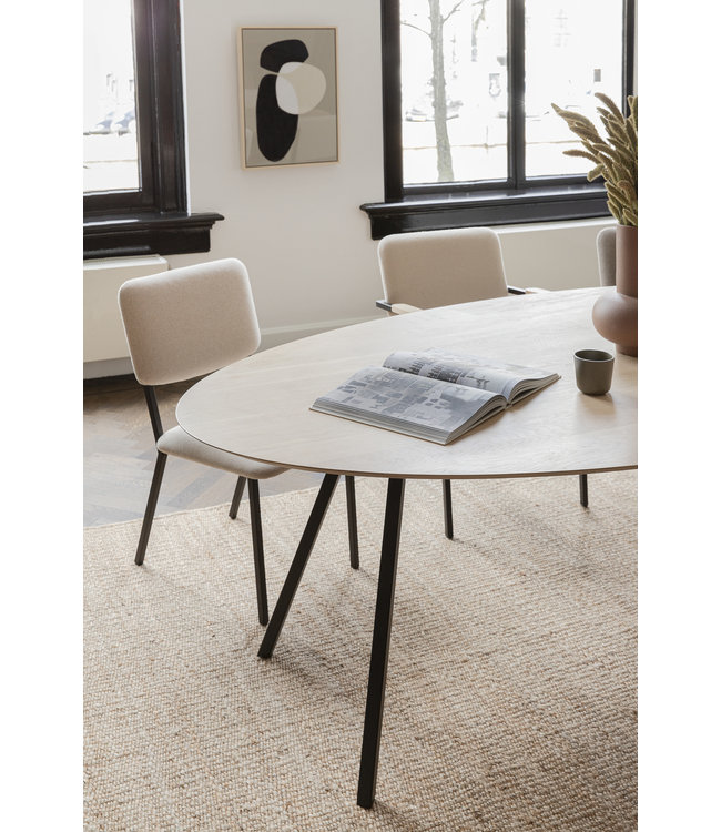 Eetkamertafel eik - Ovaal