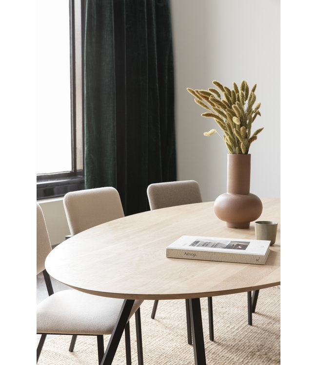 Eetkamertafel eik - Ovaal