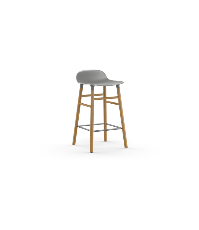 Form Barstool - Eik - 65cm of 75cm