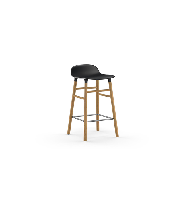 Form Barstool - Eik - 65cm of 75cm