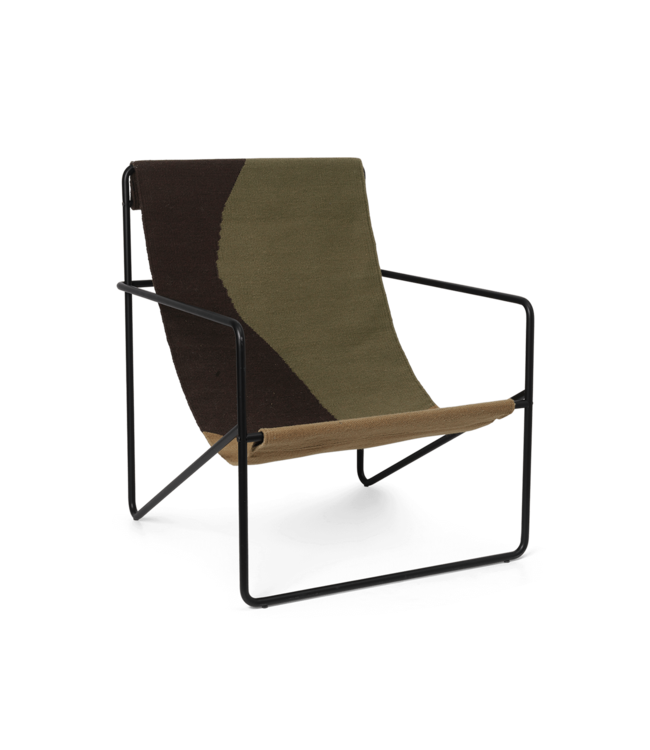 Desert Lounge Chair  - Zwart frame