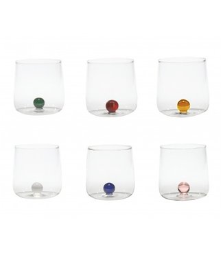 Zafferano Bilia glas - set van 6  kleuren