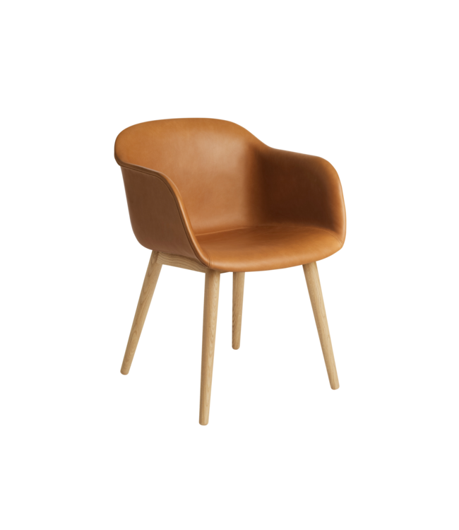 Fiber Armchair - Wood base