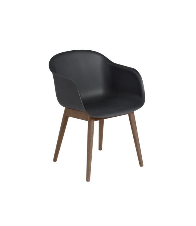Fiber Armchair - Wood base