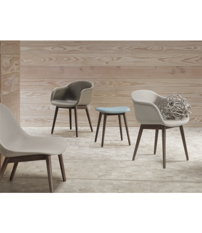 Fiber Armchair - Wood base