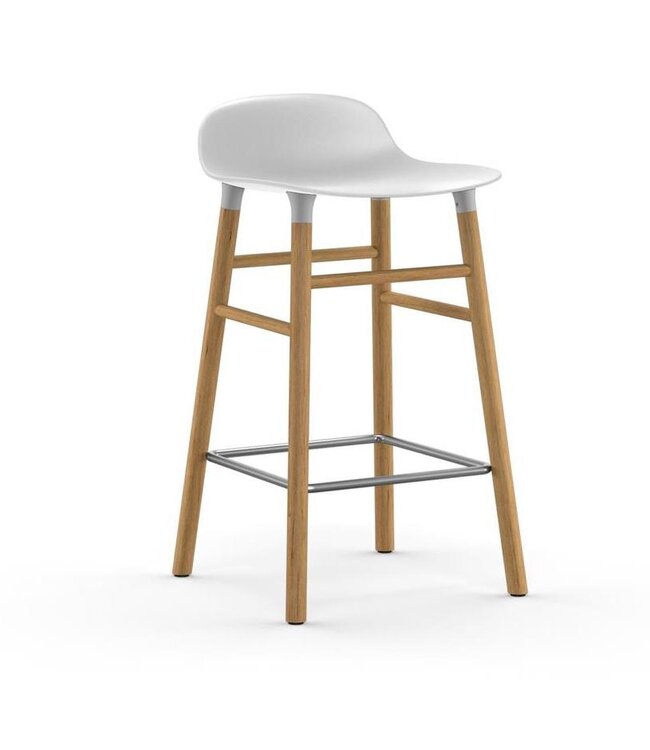 Form Barstool - Eik - 65cm of 75cm