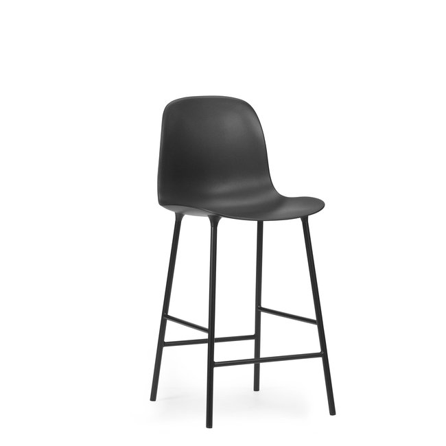 Normann Copenhagen Form Bar Chair -  Steel