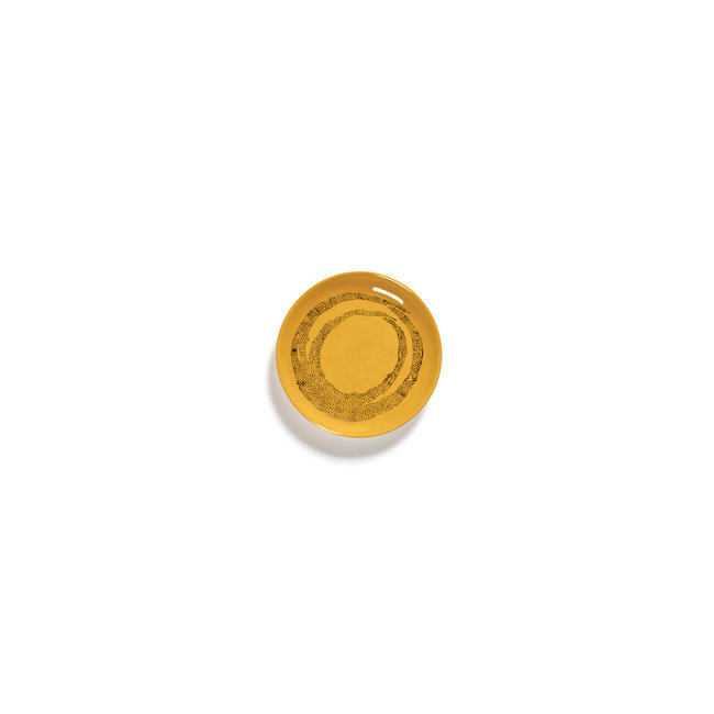 Serax Dessertbord - Sunny Yellow - Set van 4