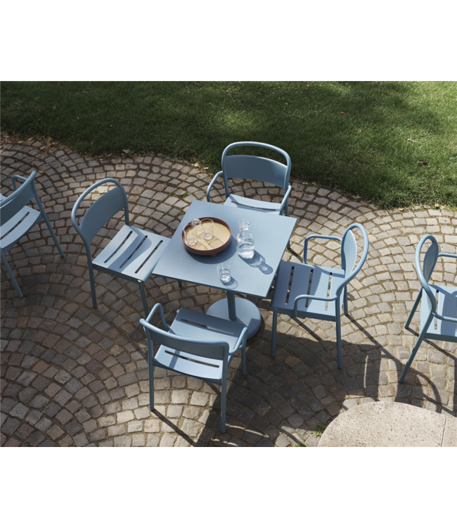 Linear Steel Café Table