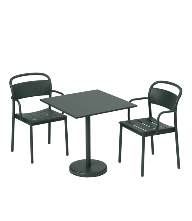 Linear Steel Café Table