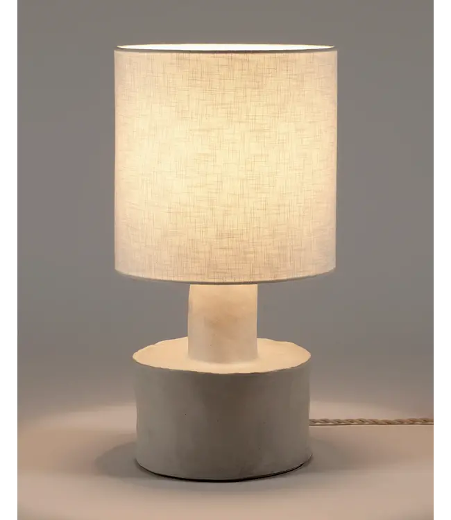 Catherine tafellamp White mat/Beige
