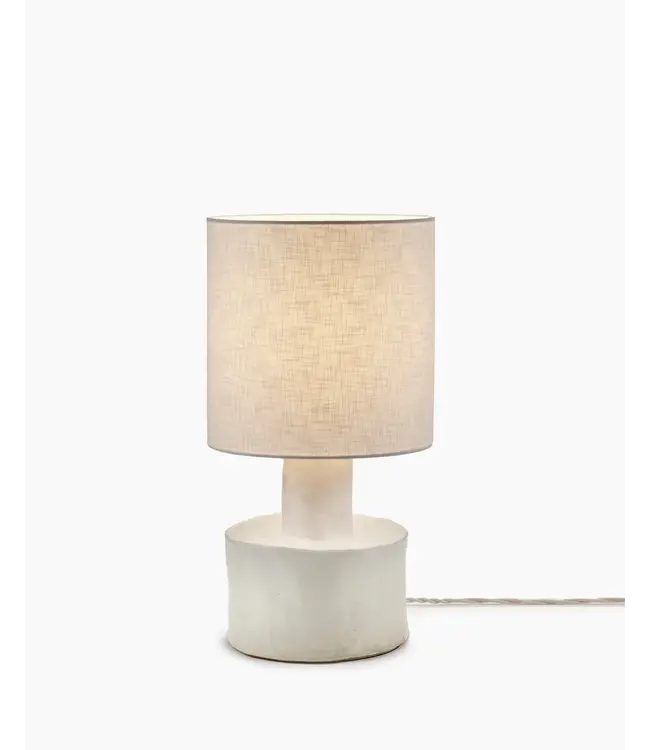 Catherine tafellamp White mat/Beige