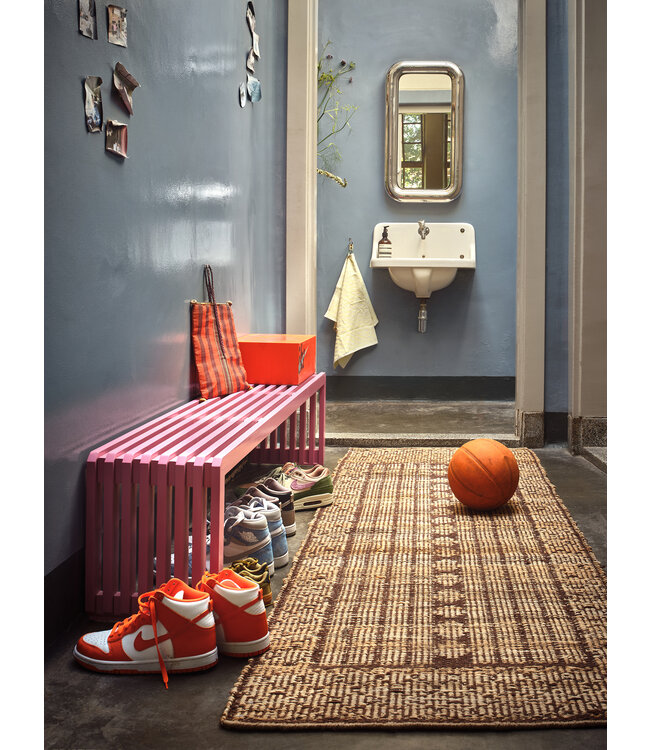 Slatted bench L - Hot Pink