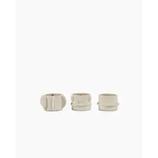 Serax Theelicht set van 3 -  beige Molly