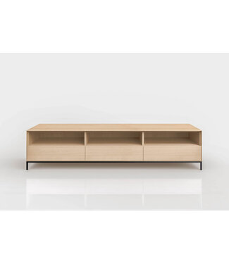 Kluskens Yale - TV-dressoir eiken open vak/lade