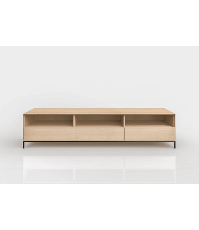 Yale - TV-dressoir eiken open vak/lade