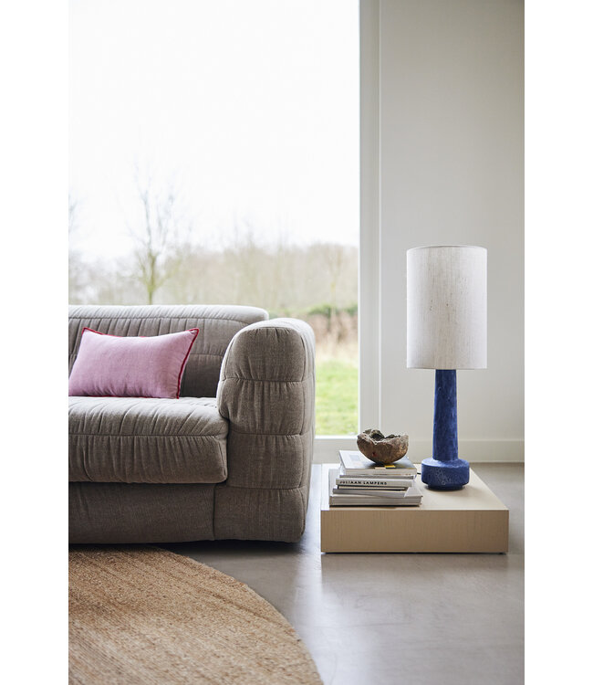 Lamp Retro stoneware - Blue