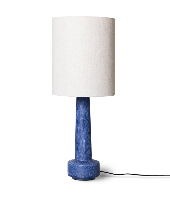 Lamp Retro stoneware - Blue