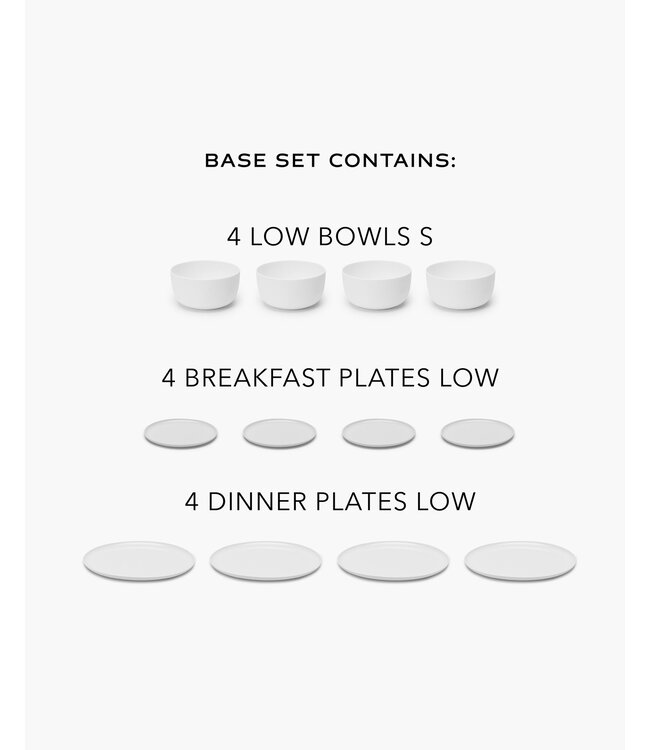 Piet Boon - Full set van 12  - White Base