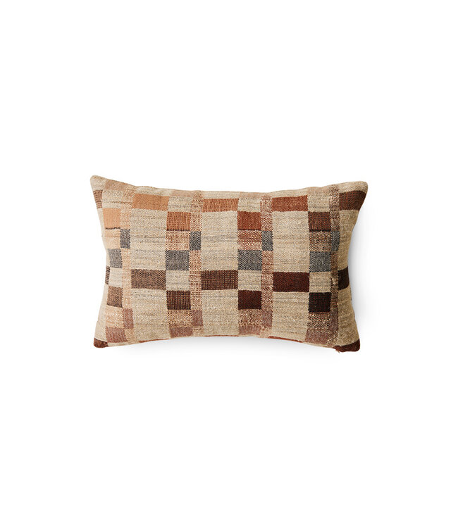 HK Living  Silk Kussen  - Rural 40x25cm