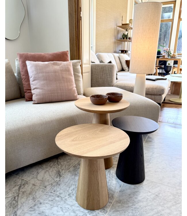 Kay - bijzettafel eik