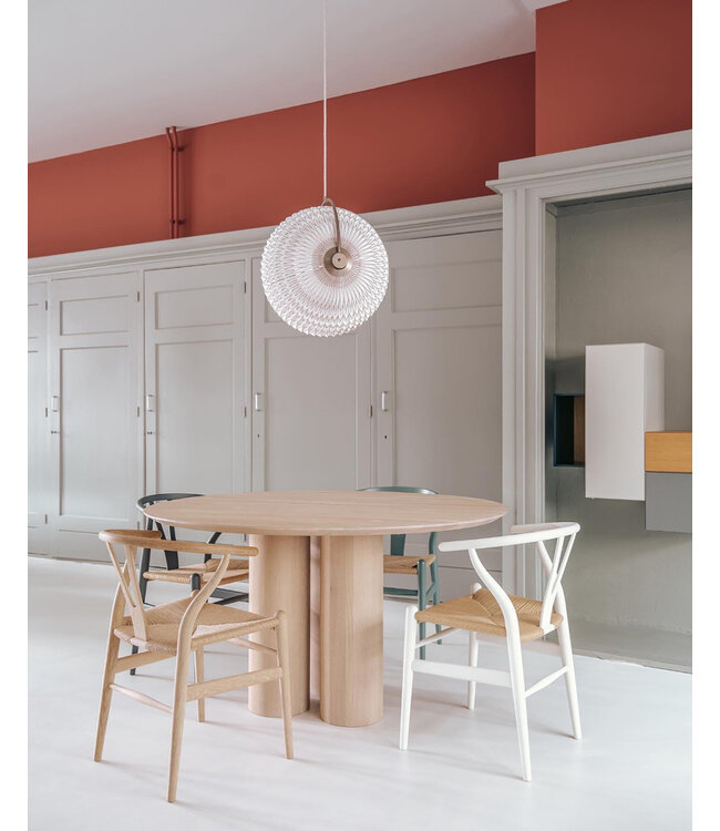 Jumbo - Ronde massief eiken tafel