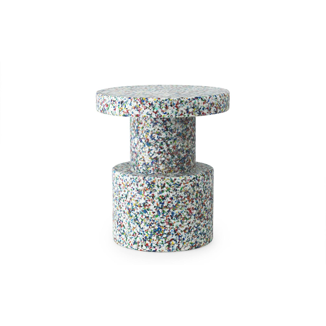 Normann Copenhagen Bit stool  - White Multi