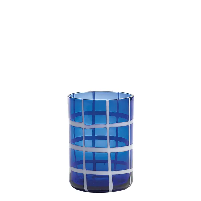 Zafferano Twiddle glazen - set van 6 - Blue