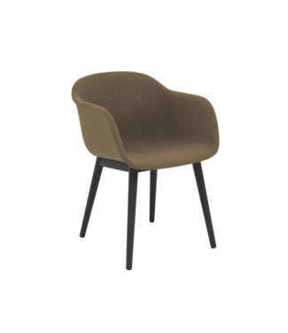 Muuto Fiber Armchair upholstered - wood base