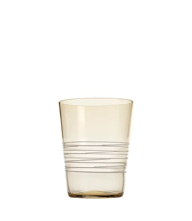 Filante  glazen - set van 6 - Amber