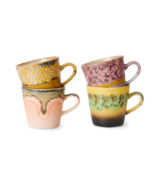 HK Living  Americano tassen Radiant - set van 4