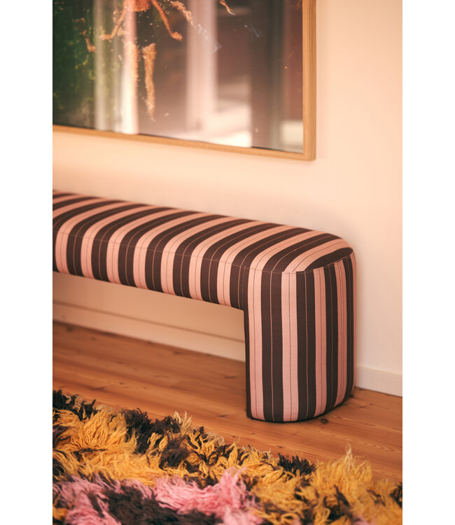 Lobby bench striped