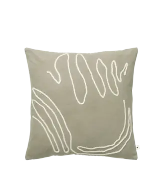 Ferm Living Jot Cushion - Elm green