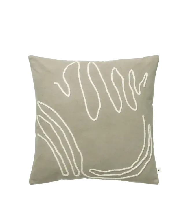 Ferm Living Jot Cushion - Elm green