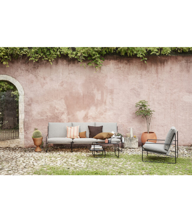 Desert 3-zit - Zwart frame