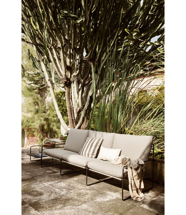 Ferm Living Desert 3-zit - Zwart frame
