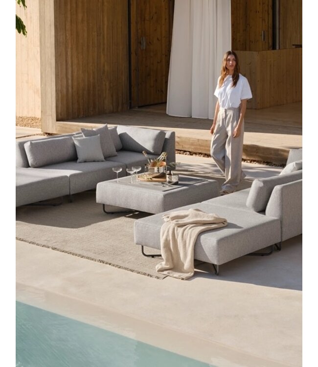 Orlando Outdoor zetel 3 zit met open eind