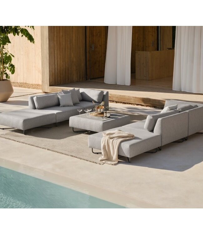 Orlando Outdoor zetel 3 zit met open eind