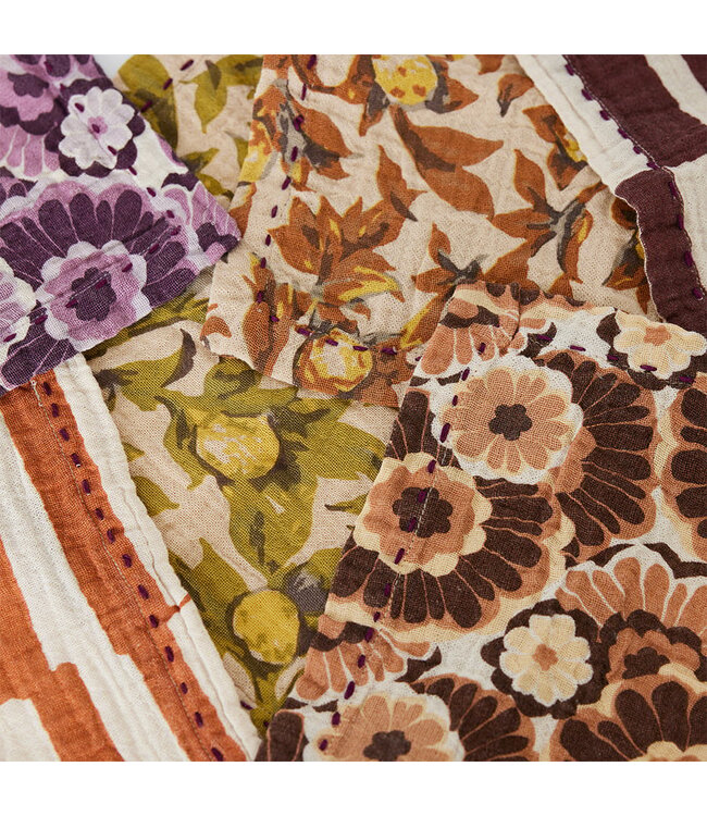 Servetten Striped Tangerine - set van 2