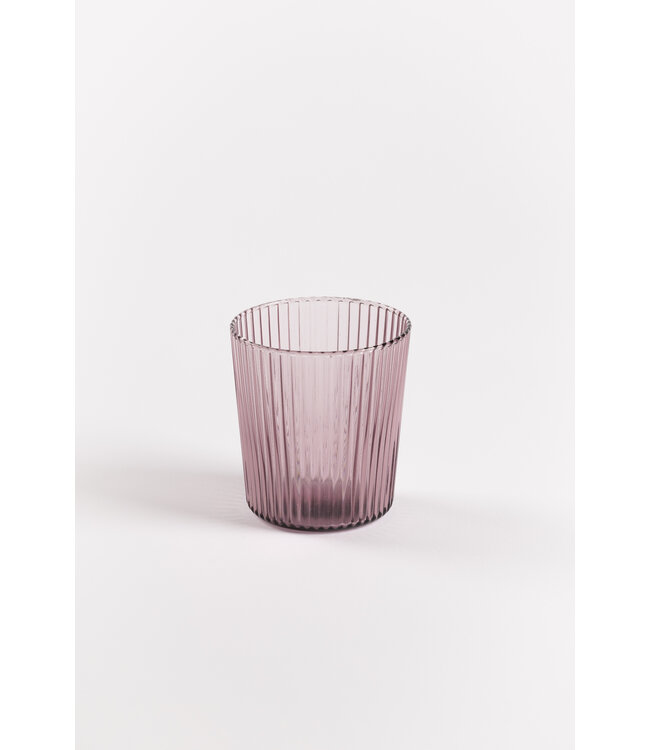 Ribbed gekleurd glas