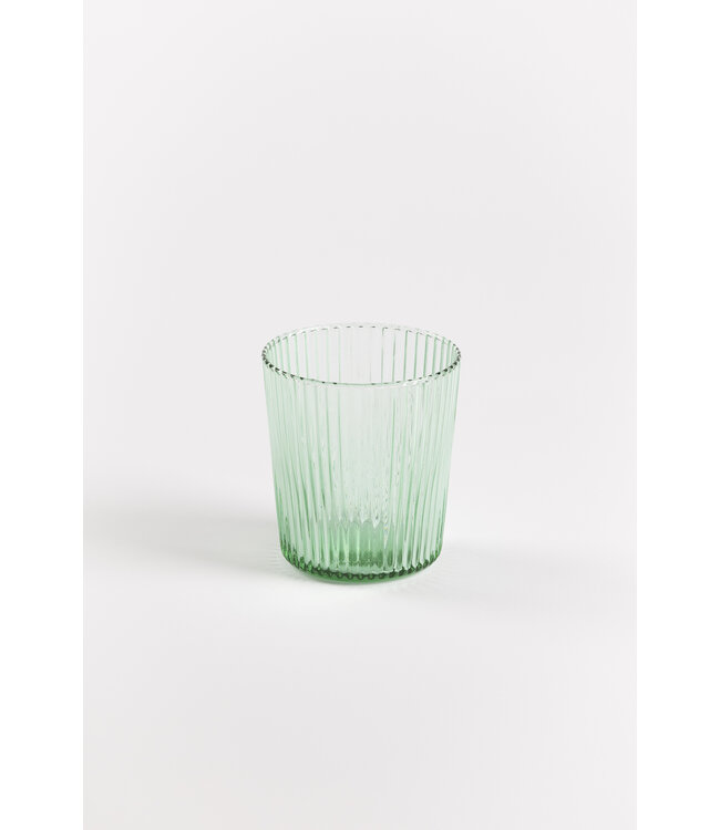 Ribbed gekleurd glas