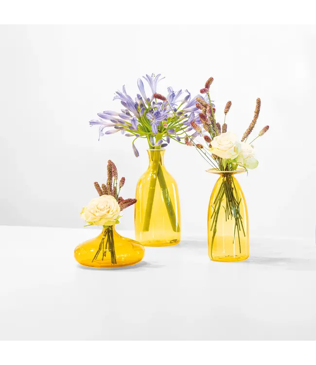 Zafferano Un Fiore Vase - Golden Yellow