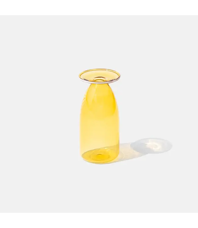 Un Fiore Vase - Golden Yellow