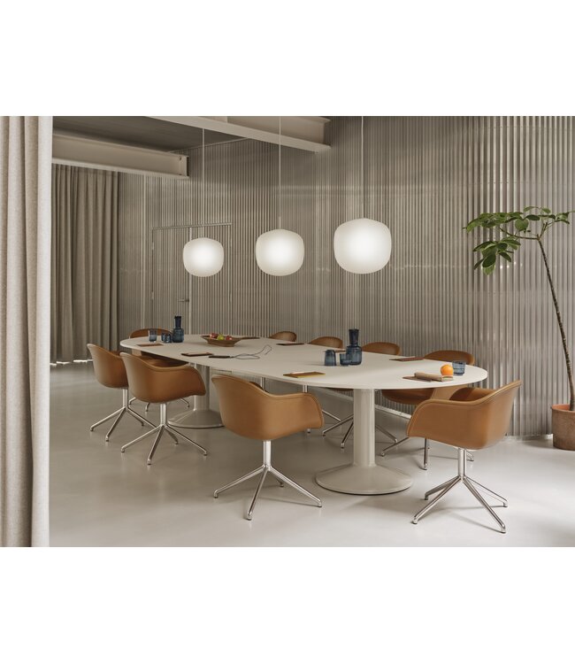 Fiber Armchair Swivel Bureaustoel - Cognac Leder