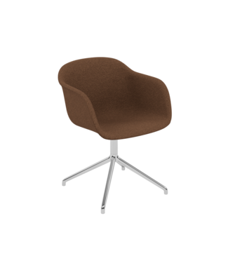 Muuto Fiber Armchair Upholstered - Swivel base